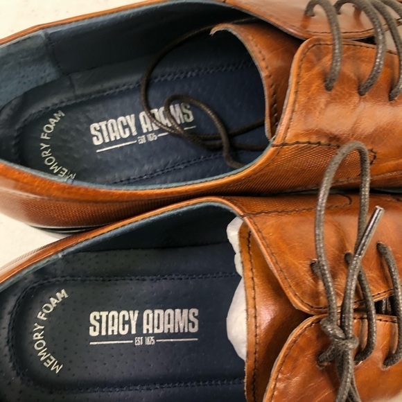 Stacy Adams Bike Toe Oxford Dress Shoes - Picture 9 of 11